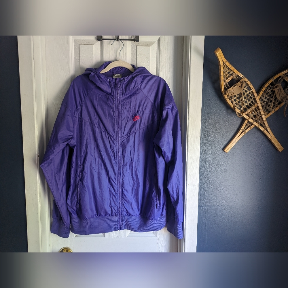Nike purple windbreaker
